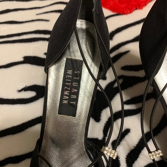 Vintage Stuart Weitzman Black strappy heels - Picture 2 of 4